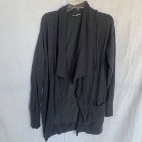 Athleta Sweaters - Athleta Dark Gray Studio Wrap